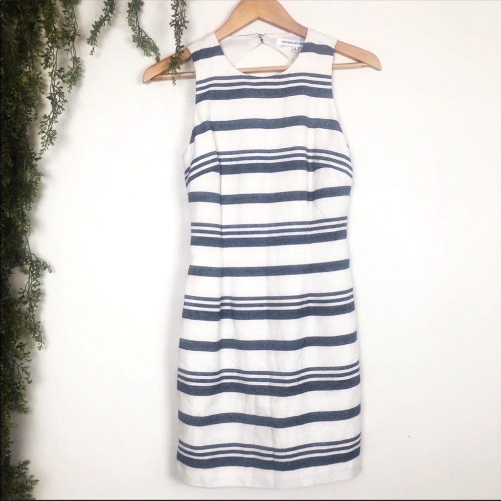 🔥Cupcakes and Cashmere | Striped Sleeveless Dress